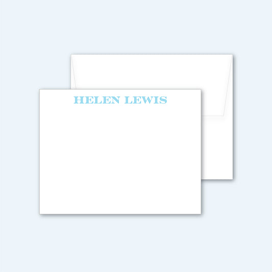 Flat Notecard - Bright Names