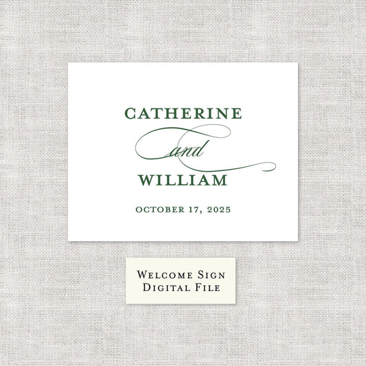 Wedding    |    Olivia Collection    |    Welcome Sign (PDF File)