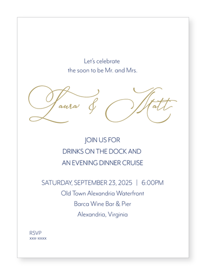 Wedding Party Invitation   |   Modern Font